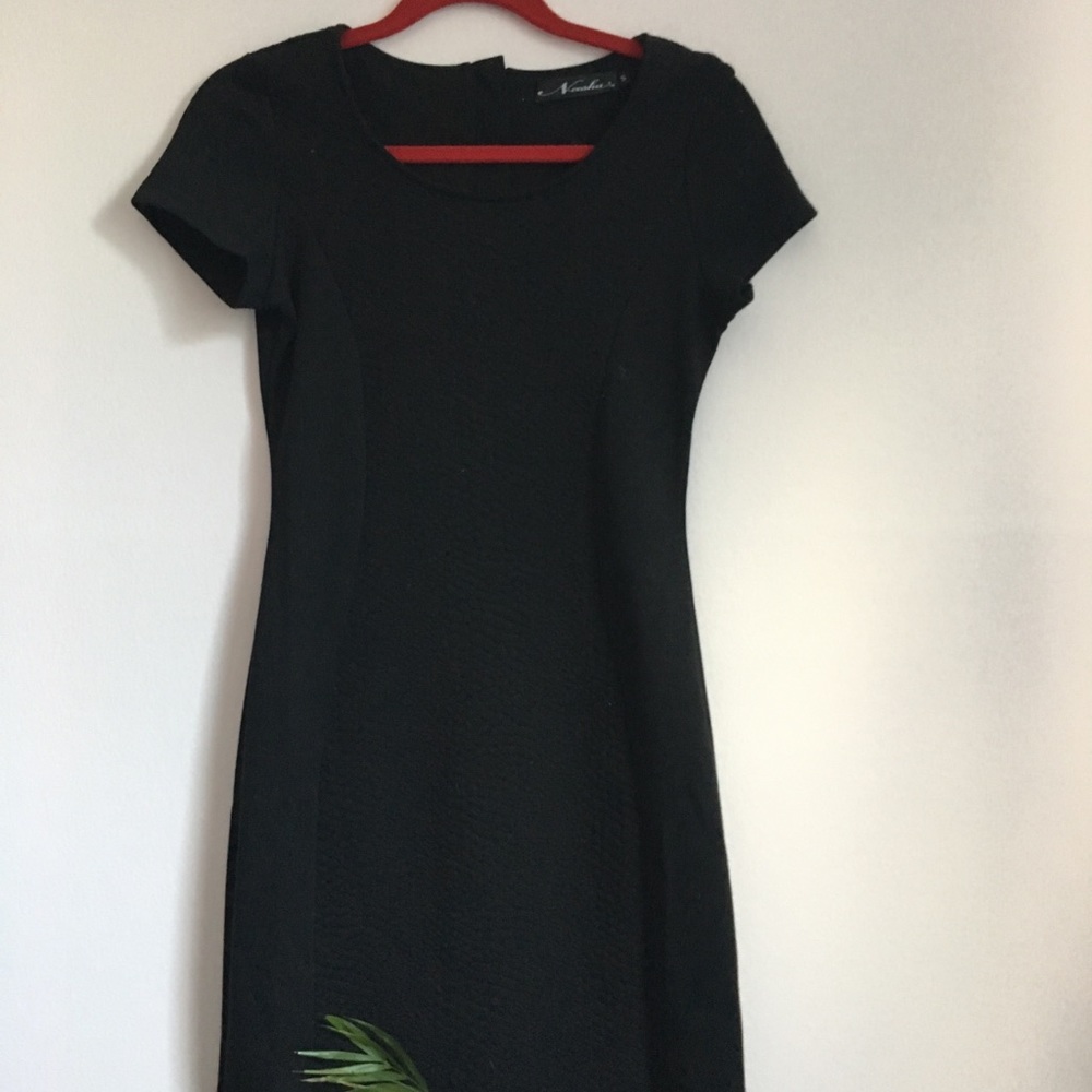 Black midi dress by Neesha